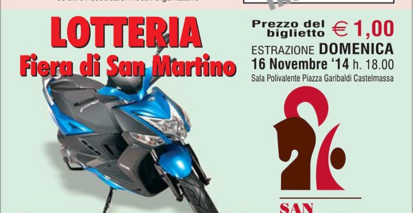 I NUMERI VINCENTI della Lotteria 196° Fiera di San Martino