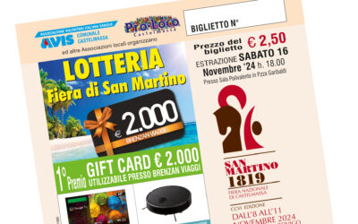 LOTTERIA FIERA DI SAN MARTINO 2024: I BIGLIETTI VINCENTI