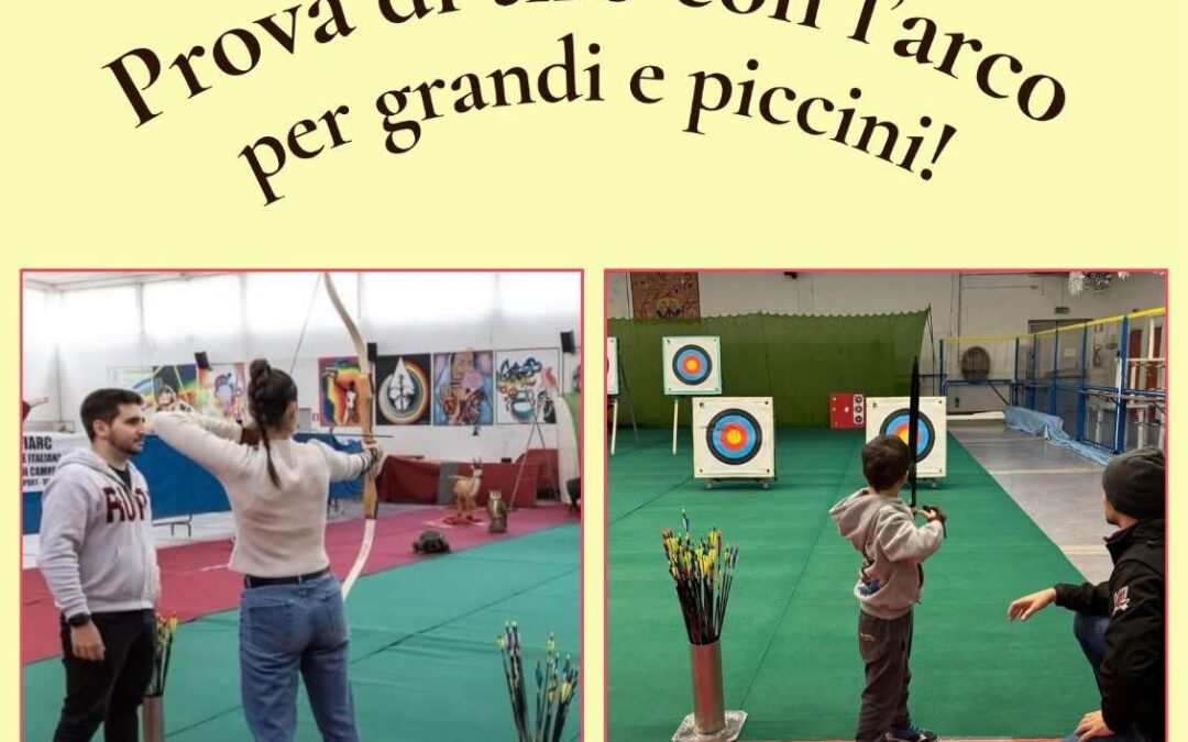 TIRO CON L’ARCO CON GLI ARCIERI DELLA RUPE