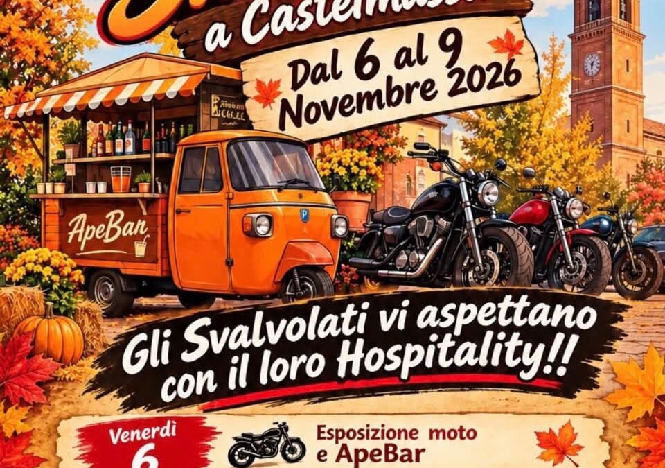 MOTO, MUSICA E APE BAR CON GLI SVALVOLATI